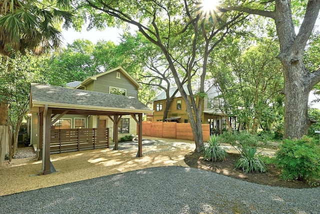 610 Fletcher St Unit A, Austin, TX 78704 - view of home's community featuring fence