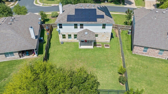 view of subject property