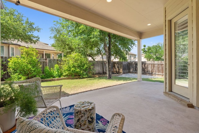 view of patio / terrace