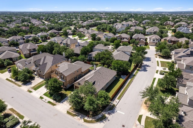 aerial perspective of suburban area