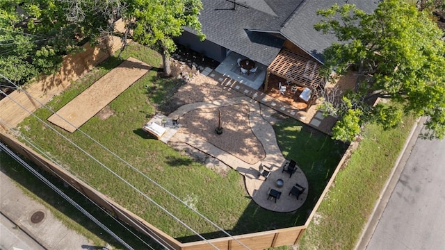 616 Bissonet Ln, Austin, TX 78752 - view from above of property
