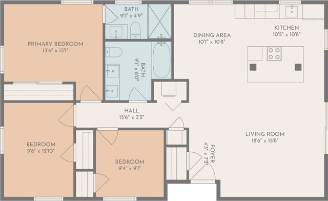616 Bissonet Ln, Austin, TX 78752 - view of property floor plan