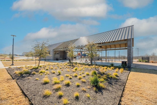 surrounding community featuring fence