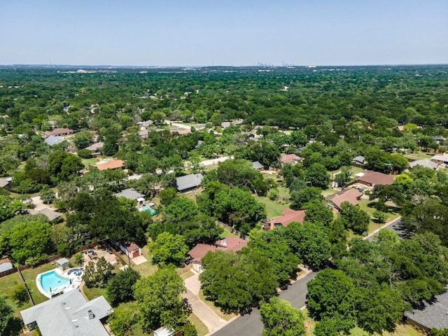 3606 Spotted Horse Trl, Austin, TX 78739 - bird's eye view of a pool area