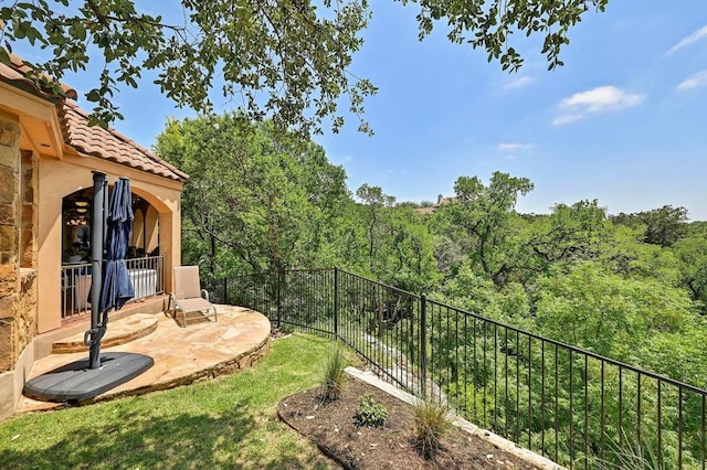 2600 Grapevine Springs Cv, Georgetown, TX 78628 - view of yard with a forest view
