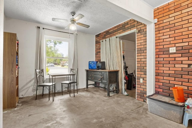 view of patio / terrace with a ceiling fan