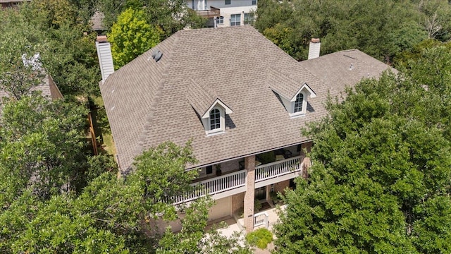 2932 Persimmon Valley Trl, Austin, TX 78732 - view from above of property