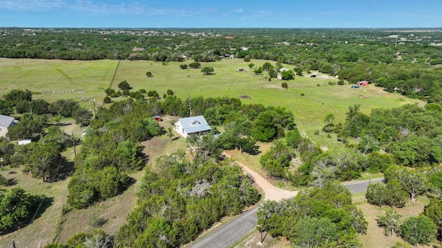 195 Live Oak, Liberty Hill, TX 78642 - aerial view of property's location featuring rural landscape
