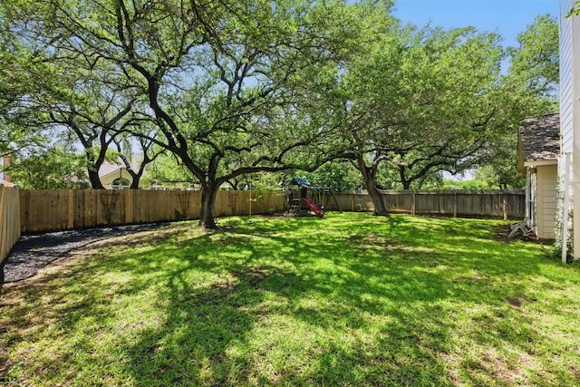3408 Reims Ct, Austin, TX 78738 - view of yard with a playground