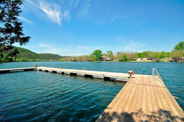 dock with a water view