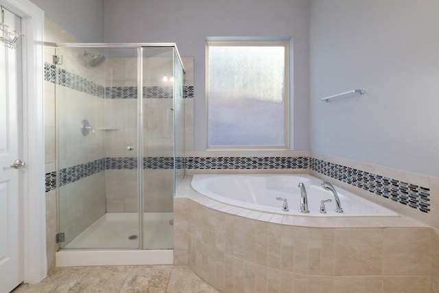 3405 Eagle Ridge Ln, Pflugerville, TX 78660 - bathroom with a stall shower and a garden tub