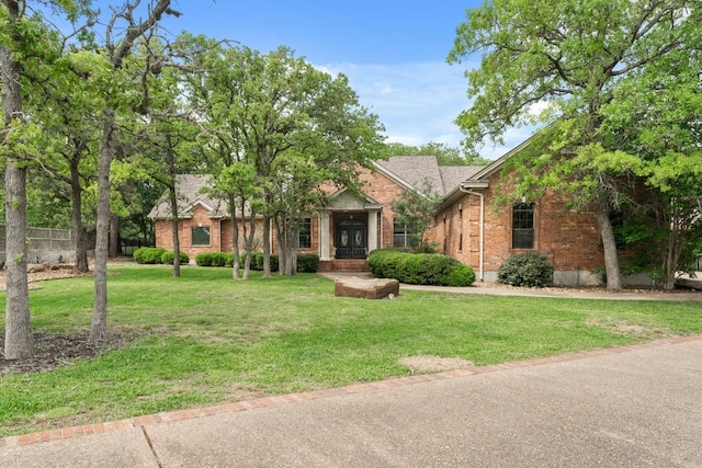 112 Oak Ct, Bastrop, TX 78602 - view of front of property with brick siding