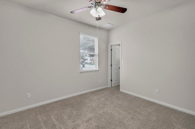 109 Lake Livingston Dr, Georgetown, TX 78628 - spare room with light colored carpet and a ceiling fan