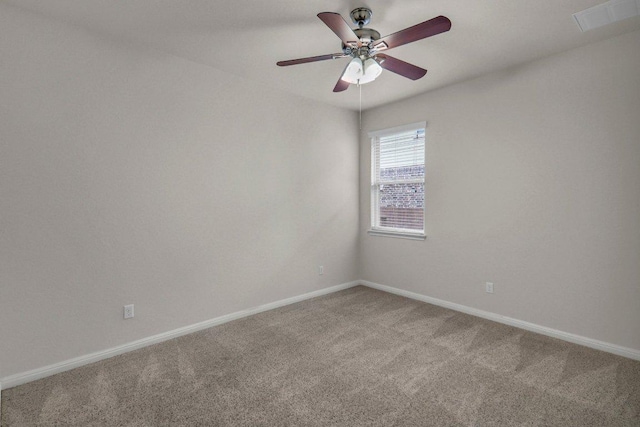 109 Lake Livingston Dr, Georgetown, TX 78628 - spare room with light colored carpet and ceiling fan
