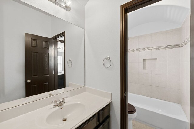 221 Mandana St, Leander, TX 78641 - bathroom with vanity and shower / washtub combination