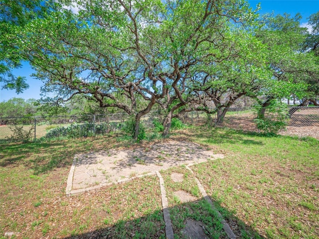 view of fenced backyard