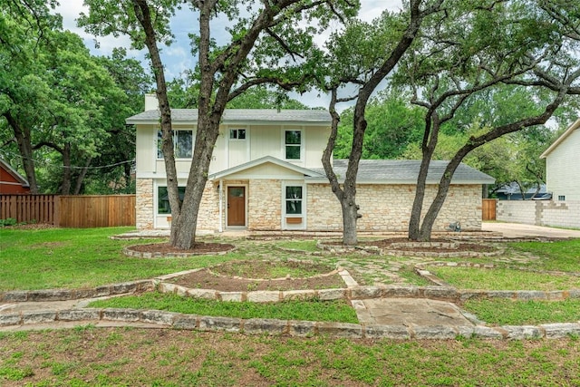 2105 Emerald Isle Dr, Leander, TX 78641 - view of front facade featuring stone siding and a shingled roof