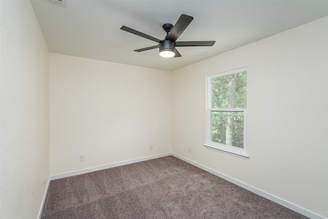 2105 Emerald Isle Dr, Leander, TX 78641 - empty room with ceiling fan, carpet, and baseboards