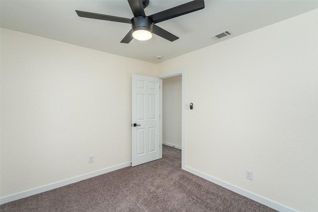 2105 Emerald Isle Dr, Leander, TX 78641 - unfurnished room featuring ceiling fan, carpet, and baseboards