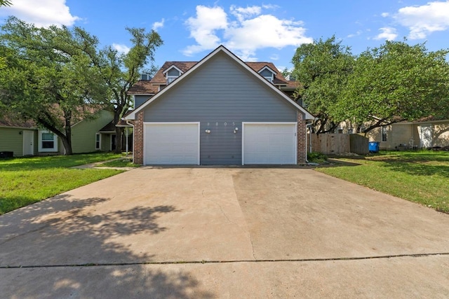 8805 Clearbrook Trl Unit A, Austin, TX 78729 - view of front of home with brick siding and driveway