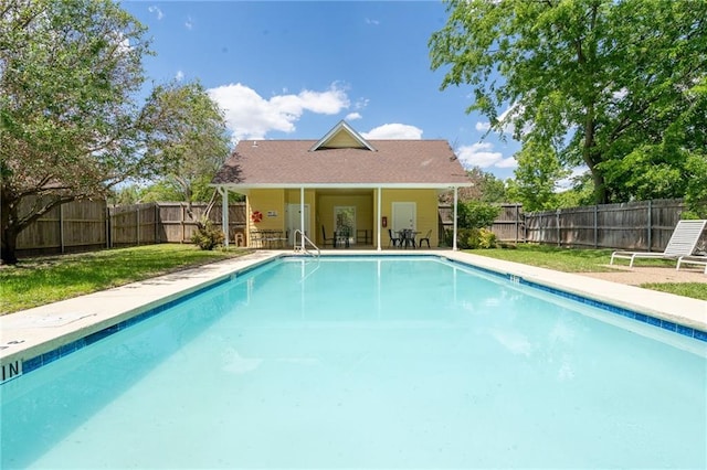 8805 Clearbrook Trl Unit A, Austin, TX 78729 - view of swimming pool with a fenced backyard