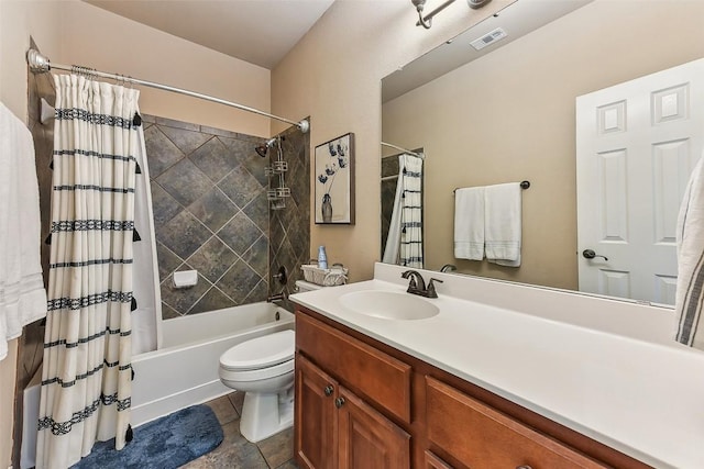 201 Tulip Trail Bnd, Cedar Park, TX 78613 - full bathroom featuring shower / bathtub combination with curtain, toilet, and vanity