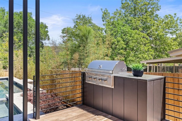 2502 Barhill Dr, Austin, TX 78704 - deck with area for grilling
