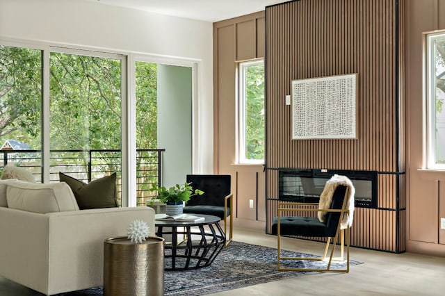 view of sitting room