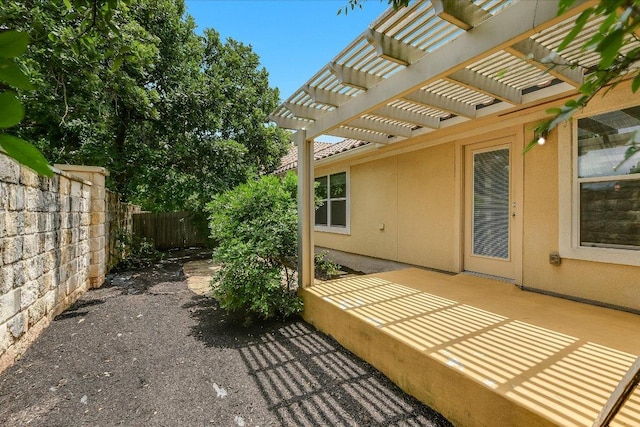 15628 Interlachen Dr, Austin, TX 78717 - view of patio with a pergola