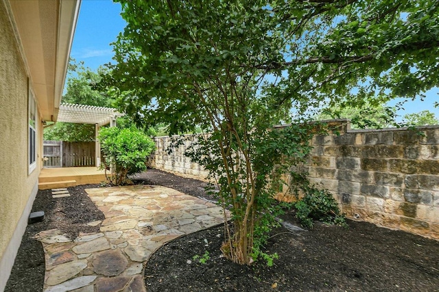 15628 Interlachen Dr, Austin, TX 78717 - fenced backyard with a pergola and a patio area