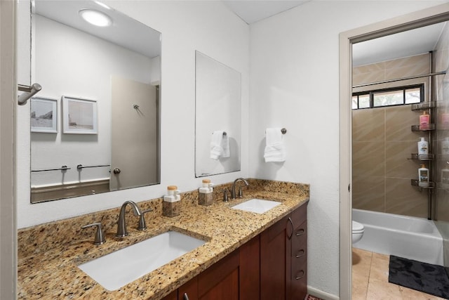 11532 Spicewood Pkwy, Austin, TX 78750 - bathroom featuring double vanity and shower / washtub combination