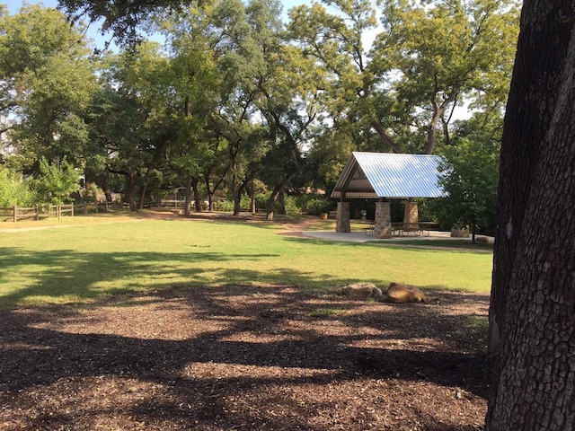1912 Lightsey Rd Unit 1, Austin, TX 78704 - view of grassy yard with a gazebo