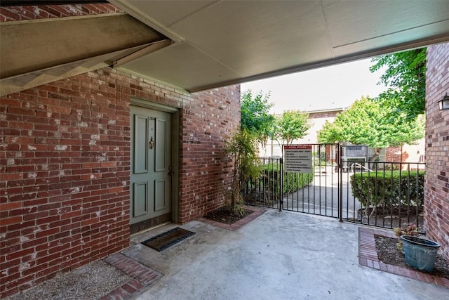 7920 Rockwood Ln Unit 104, Austin, TX 78757 - property entrance featuring brick siding