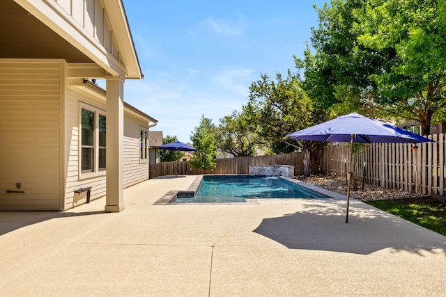 604 Germander Rd, Leander, TX 78641 - view of pool featuring a patio area and a fenced backyard