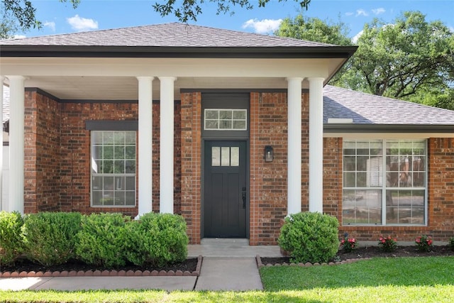 1202 Deergrove Dr, Cedar Park, TX 78613 - entrance to property with brick siding and roof with shingles