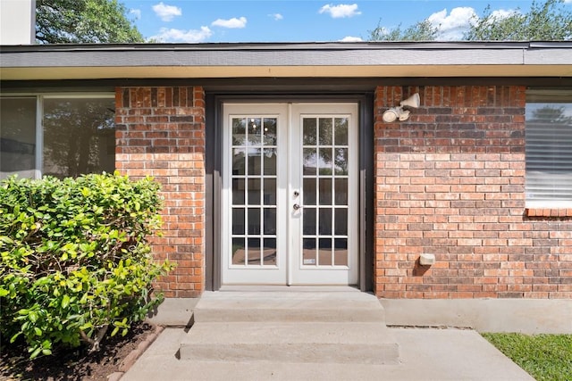 1202 Deergrove Dr, Cedar Park, TX 78613 - property entrance with french doors and brick siding