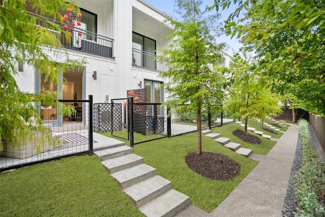 view of property's community