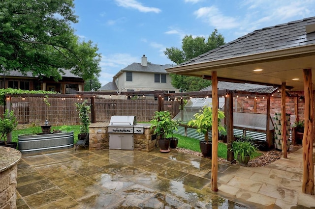 18004 Rosebud Pl, Round Rock, TX 78681 - view of patio featuring an exterior structure and an outbuilding