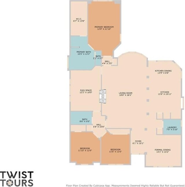 18004 Rosebud Pl, Round Rock, TX 78681 - property floor plan