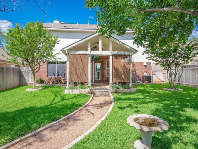1810 Summer Rain Dr, Cedar Park, TX 78613 - view of front of home featuring brick siding