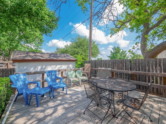 1810 Summer Rain Dr, Cedar Park, TX 78613 - wooden deck featuring fence and outdoor dining space