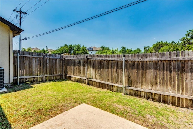 1701 S Bell Blvd Unit 402, Cedar Park, TX 78613 - view of yard featuring a patio area and central air condition unit