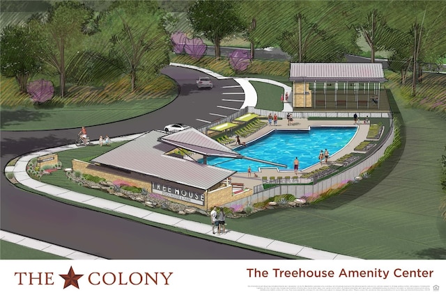 105 Isaac White Dr, Bastrop, TX 78602 - view of community pool