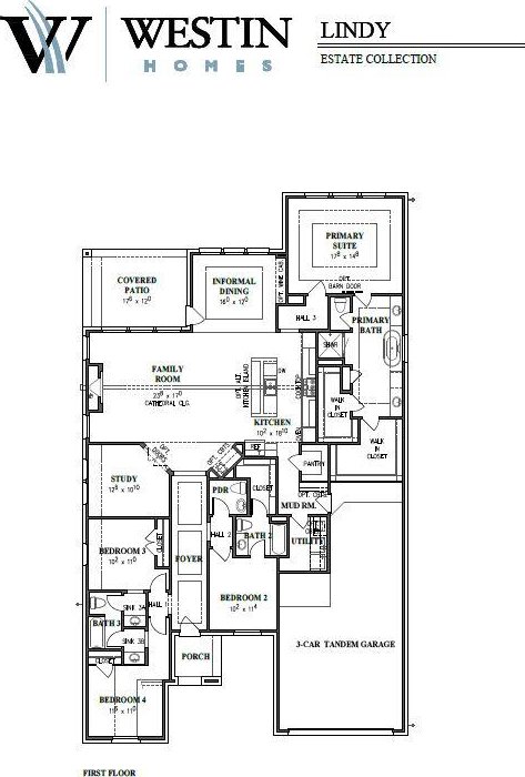 105 Isaac White Dr, Bastrop, TX 78602 - property floor plan
