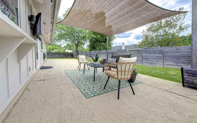 10500 Berthound Dr, Austin, TX 78758 - fenced backyard featuring a patio area