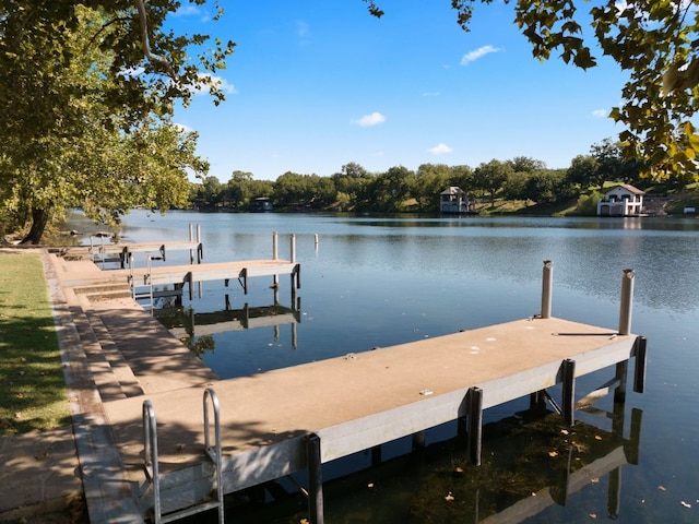 dock with a water view