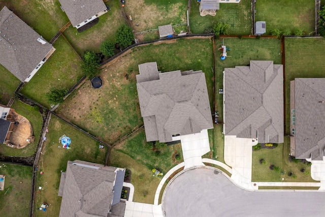 aerial view of residential area