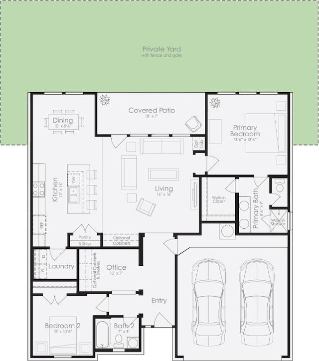 230 Revere Dr, Kyle, TX 78640 - room layout