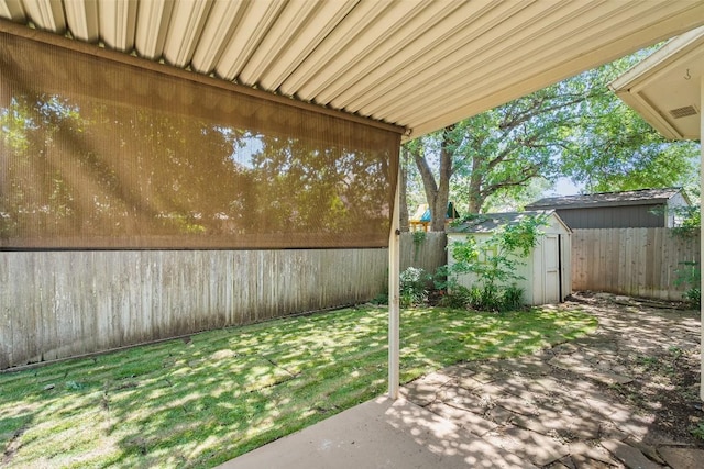 1502 Azalea Dr, Cedar Park, TX 78613 - view of yard with a patio, a storage shed, and an outbuilding