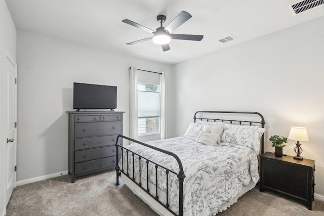 2024 Cantonata Dr, Leander, TX 78641 - bedroom with carpet flooring and ceiling fan